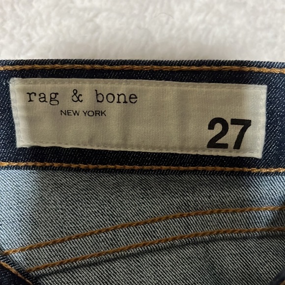 Rag and Bone High Rise Contrast Stripe Skinny Jean - Picture 10 of 10